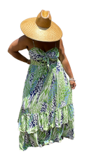 Load image into Gallery viewer, Front tie Maxi Sundress