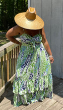 Load image into Gallery viewer, Front tie Maxi Sundress
