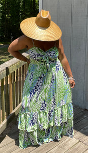 Front tie Maxi Sundress